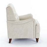 Comfort Pointe Bingham Tufted Arm Chair Sea Oat