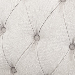 Comfort Pointe Bingham Tufted Arm Chair Oatmeal