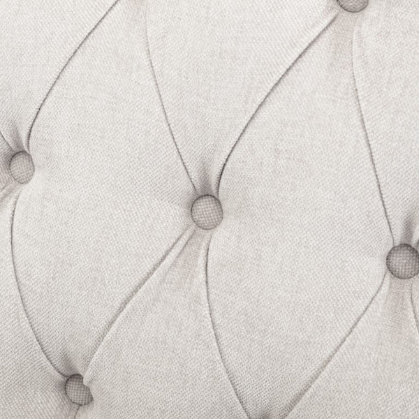 Comfort Pointe Bingham Tufted Arm Chair Oatmeal