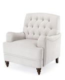 Comfort Pointe Bingham Tufted Arm Chair Oatmeal