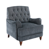 Comfort Pointe Bingham Tufted Arm Chair Navy