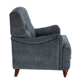 Comfort Pointe Bingham Tufted Arm Chair Navy