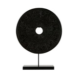 Lilys Black Marble Disk  With 12 Zodiac Symbols Dicontinued 8045