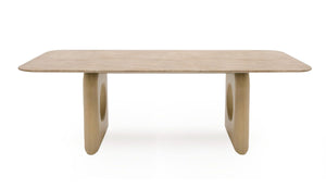 VIG Furniture Nova Domus Osaka - Modern Faux Marble + Natural Ash Dining Table VGCS-DT-22116