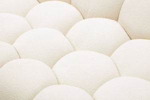 VIG Furniture Divani Casa Yolonda - Modern Curved Off-White Fabric Chair VGEV2126C-CHR-C-00