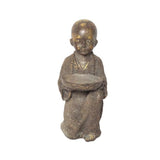 Lilys Bronze Monk Beg For Alms Kneel Down 8047