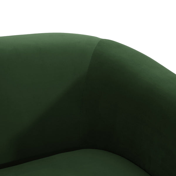 English Elm Christopher Knight Home® - LOVESEAT modern 51" two-seater with textured fabric, firm foam & sinuous springs, sleek black legs for compact spaces Retro Green 74868.00IRNFRGRN