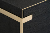 VIG Furniture Modrest Rothsay - Modern Wenge + Gold Dresser VGVC-J096A-D