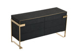 VIG Furniture Modrest Rothsay - Modern Wenge + Gold Dresser VGVC-J096A-D