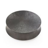 VIG Furniture Modrest Airdrie - Modern Antique Grey Large Round Coffee Table VGVC-CT2169-1