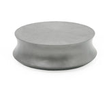 VIG Furniture Modrest Airdrie - Modern Antique Grey Small Round Coffee Table VGVC-CT2169-2