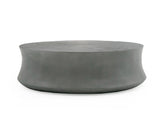 VIG Furniture Modrest Airdrie - Modern Antique Grey Small Round Coffee Table VGVC-CT2169-2