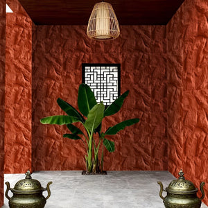 English Elm 3d Faux Rock Stone Polyurethane Wall Panels Lightweight Waterproof Interior Accent Set Crimson Red W347P464231