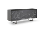 VIG Furniture Modrest Hawick - Contemporary Dark Grey + Abstract White Paint Buffet VGVCG2172-GRY