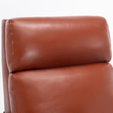 Comfort Pointe Reed Leather Push Back Recliner Caramel