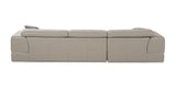 VIG Furniture Divani Casa Pella  Mini - Modern Grey Italian Leather Left Facing Sectional Sofa VGCA5106A-GRY-LAF