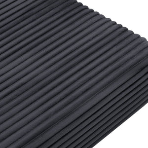English Elm Corduroy Cloud Convertible Floor Sofa Foam Sleeper for Apartment Living Rooms Black W3739P368463
