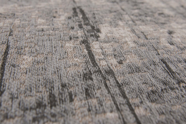 Louis de Pootere Mad Men Griff 100% PET Poly Mechanically Woven Jacquard Flatweave Contemporary / Modern Rug Jersey Stone 7'10"