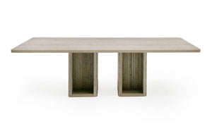 VIG Furniture Nova Domus Roma - Modern Travertine Rectangular Dining Table VGAN-ROMA-DT