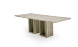 VIG Furniture Nova Domus Roma - Modern Travertine Rectangular Dining Table VGAN-ROMA-DT