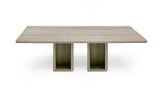 VIG Furniture Nova Domus Roma - Modern Travertine Rectangular Dining Table VGAN-ROMA-DT