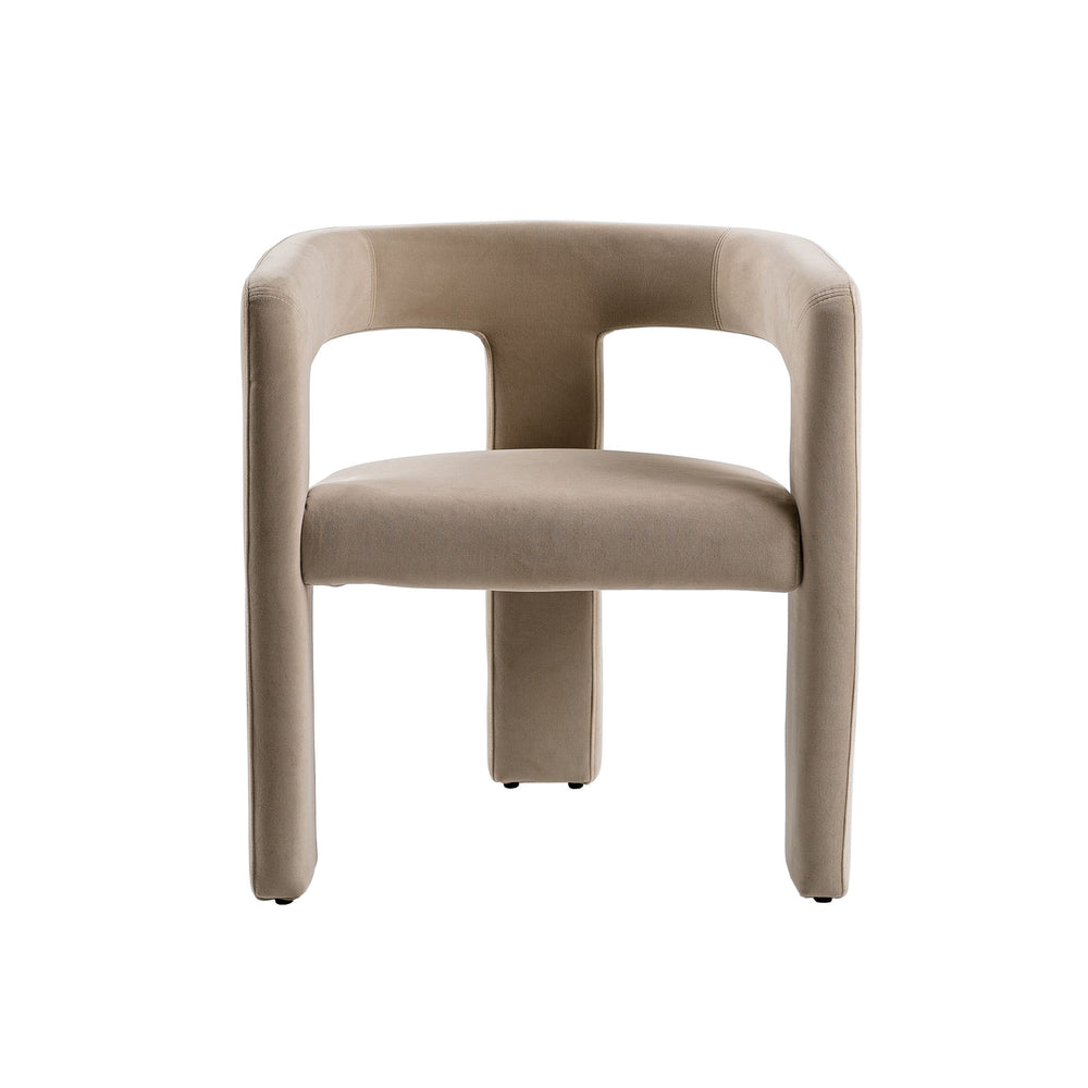 VIG Furniture Modrest Cherish - Modern Beige Fabric Dining Chair VGEUMC-9771CH-BGE