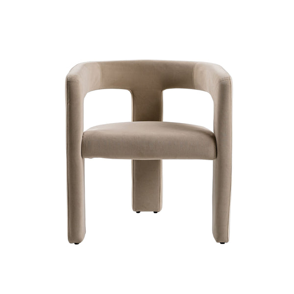 VIG Furniture Modrest Cherish - Modern Beige Fabric Dining Chair VGEUMC-9771CH-BGE