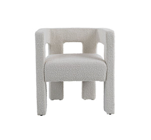 VIG Furniture Modrest Drea - Modern White Fabric Dining Chair VGEUMC-9653CH-A-WHT