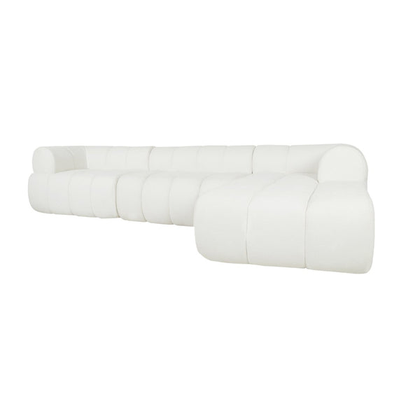 English Elm Package Modular L-shaped Sectional Low-profile Foam Sofa for Modern Living Rooms N767P277693A