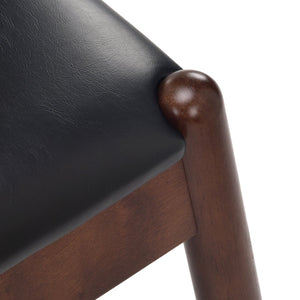 English Elm Weave Dining Chairs Set Of 2 - Mid-Century Modern Oak Frame With Handwoven Seat For Stylish Dining T3623P371954-GIGA