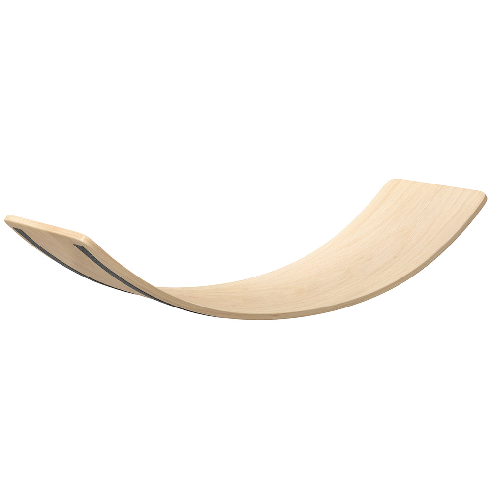 English Elm Qaba Wooden Balance Board for Kids 35" — Natural Pine Wobble Toy Enhances Balance, Strength, Playtime W2225P249767