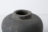 Lilys 12" Earthy Gray Pottery Vase Tapered Down 8064- 2