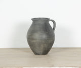 Lilys Approx. 11.5" H Charcoal Gray Pitcher Vintage Style (5.9" Opening) 6007-AC