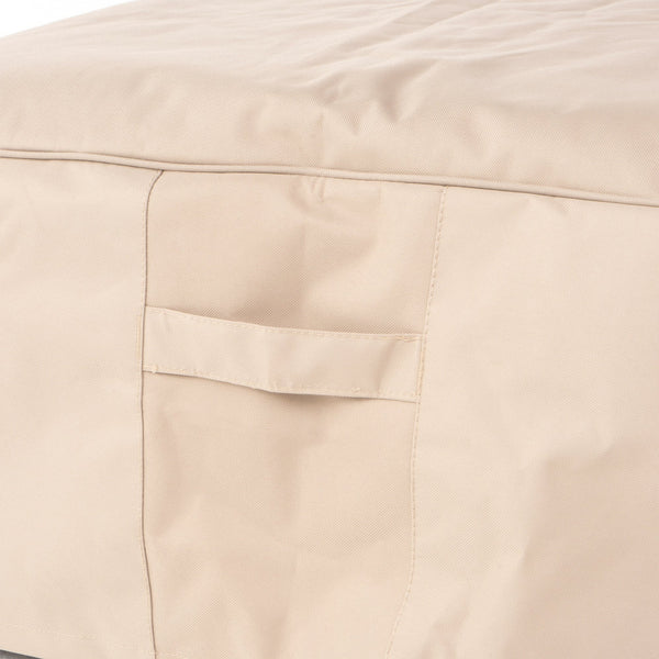 English Elm Christopher Knight Home® - 60005.00MP2 Waterproof Chaise Lounge Set Cover Beige – Eco-Friendly 100% Polyester, Lightweight Foldable Protection N775P237667B