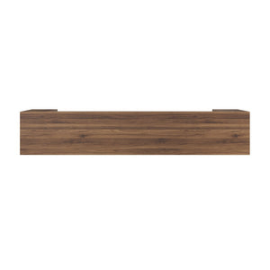 English Elm 62.99-inch Farmhouse Console Table Slim Entryway Sofa Accent with Rustic Wood Finish Walnut W1706P399684