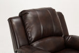 Comfort Pointe Clifton Burnished Brown Leather Gel Glider Rocker Recliner Burnished Brown