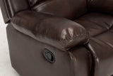 Comfort Pointe Clifton Burnished Brown Leather Gel Glider Rocker Recliner Burnished Brown