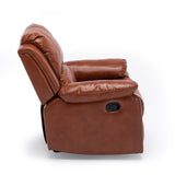 Comfort Pointe Clifton Caramel Leather Gel Glider Rocker Recliner Caramel