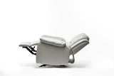 Comfort Pointe Clifton Ivory Leather Gel Glider Rocker Recliner Ivory