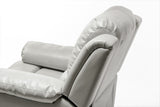 Comfort Pointe Clifton Ivory Leather Gel Glider Rocker Recliner Ivory