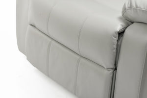 Comfort Pointe Clifton Ivory Leather Gel Glider Rocker Recliner Ivory