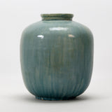 Lilys Vintage Style Blue-Green Ceramic Pot 8075-1