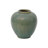 Lilys Vintage Style Blue-Green Ceramic Apple Shaped Pot Large (Color Vary) 8076-L
