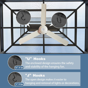 English Elm Outdoor Grill Gazebo 8X5Ft - Stylish Hardtop Bbq Shelter With Uv Protection, Storage Hooks & More! W765P269609-GIGA