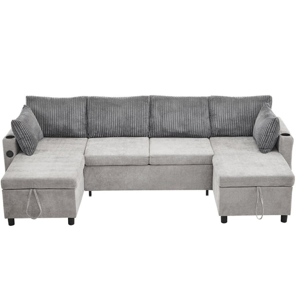 English Elm Swivel Barrel Accent Chair Chenille Tufted Round Club Seat for Living Room Lounge Grey N719S002230E