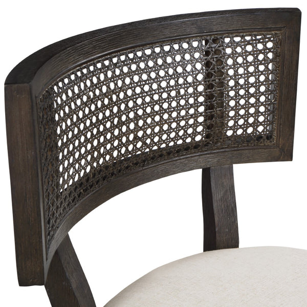 OSP Home Furnishings Lantana 26" Cane Back Counter Stool Linen