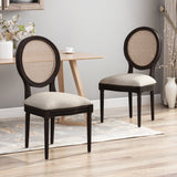 Christopher Knight Home® - Noble House - Govan Wooden Dining Chairs With Cushions - Set Of 2