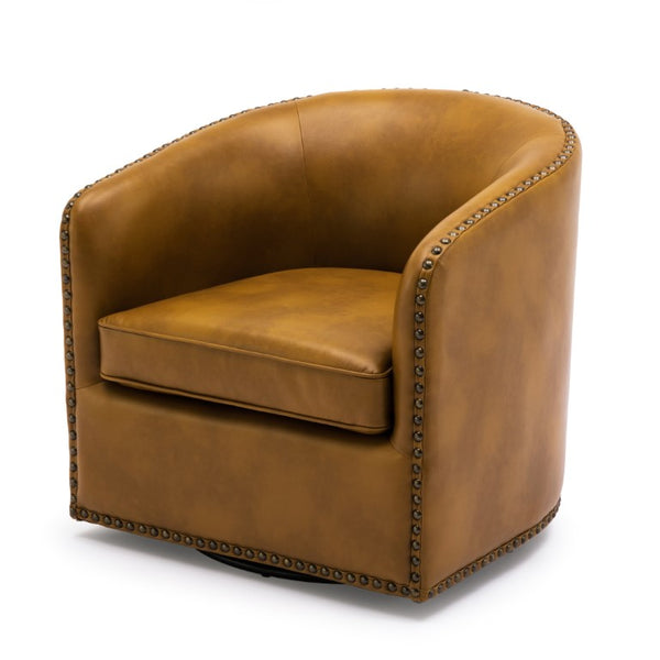 Comfort Pointe Tyler Swivel Arm Chair Camel