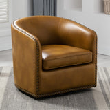 Comfort Pointe Tyler Swivel Arm Chair Camel