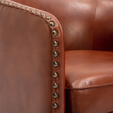 Comfort Pointe Tyler Swivel Arm Chair Caramel